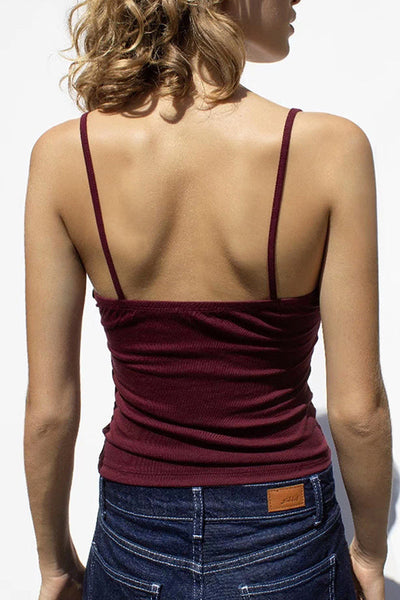 Sexy Lace Backless Slim Camisole Top