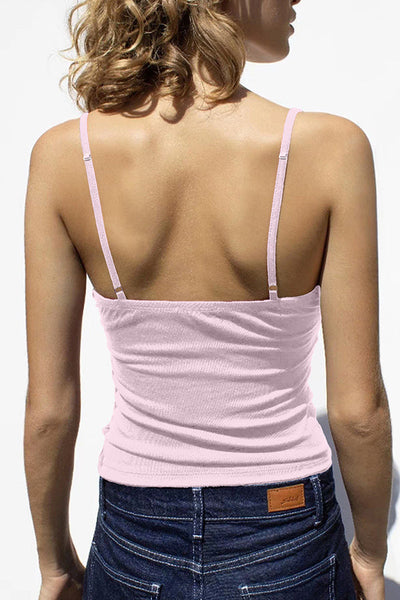 Sexy Lace Backless Slim Camisole Top