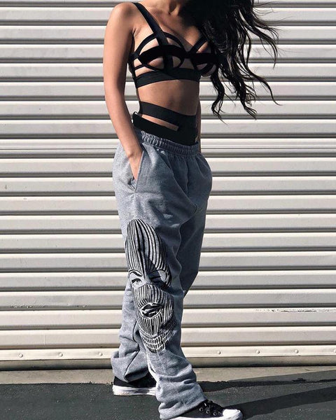 Sexy Bandage Hollow Out Lingerie Set - girlyrose.com