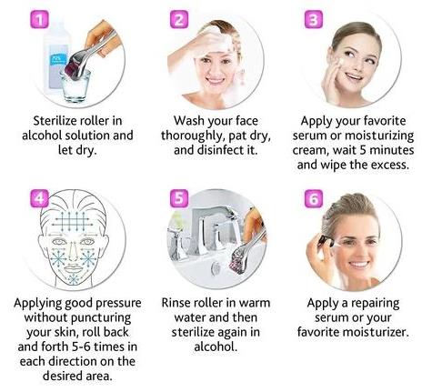 Microneedle Derma Roller Set - girlyrose.com