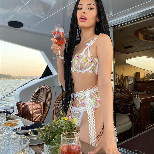 Floral Sexy Lingerie