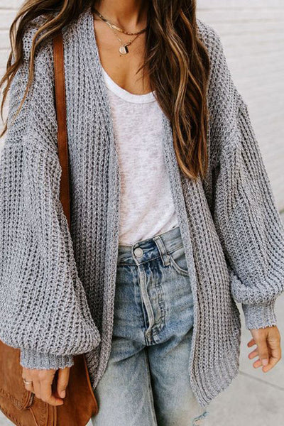 Open Front Classical Cardigan