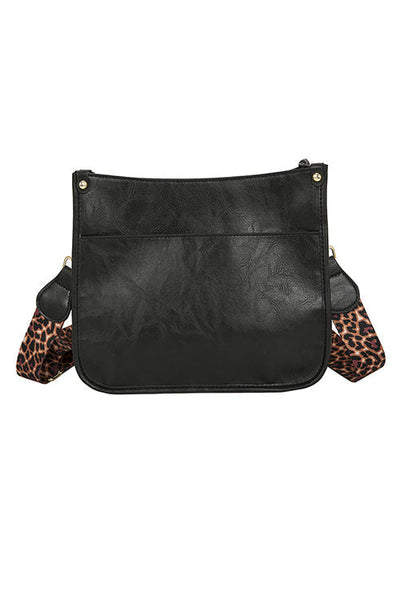 Leopard Strap Crossbody Purse