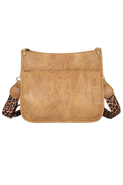 Leopard Strap Crossbody Purse
