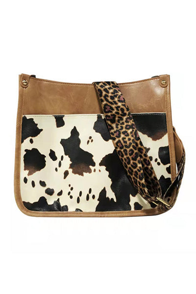Leopard Strap Crossbody Purse
