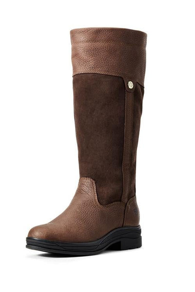 Patchwork Round Toe Flats High Boots
