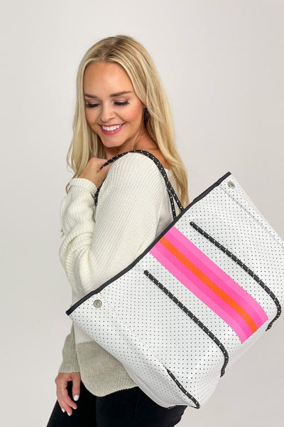 Neoprene Tote and Wristlet