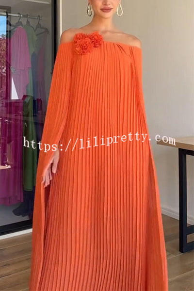 Sophia Off-Shoulder Drape Dress