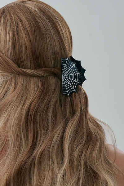 Halloween Gothic Fashion Bat Pumpkin Hair Clip