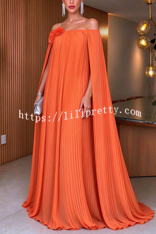 Sophia Off-Shoulder Drape Dress