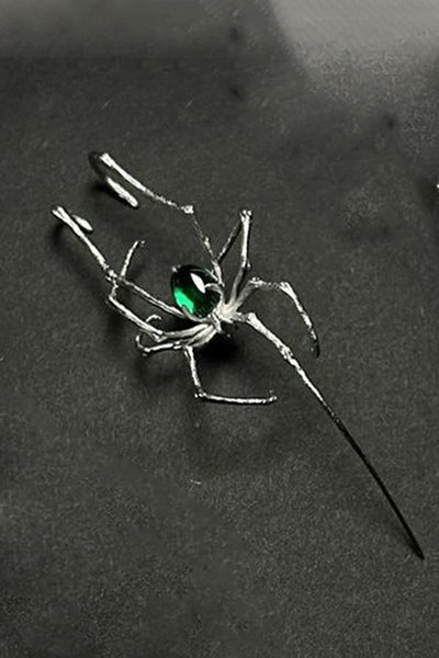 Halloween Punk Spider Earrings