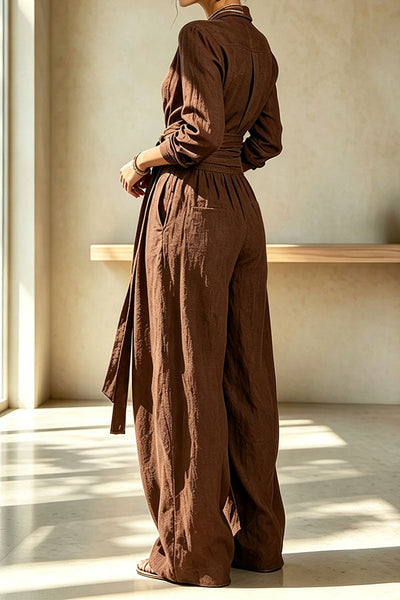Signature Tie-Waist Utility set