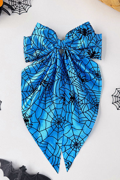 Halloween Spiderweb Bow Hair Clip