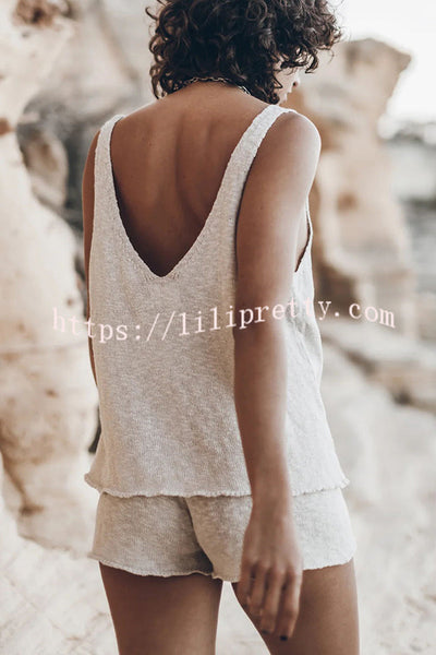 Happy Weekend Knit Loose Tank
