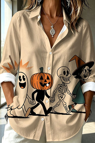 Halloween Shirts Featuring Ghosts and Spooky Designs.