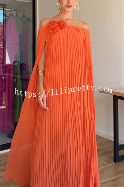 Sophia Off-Shoulder Drape Dress