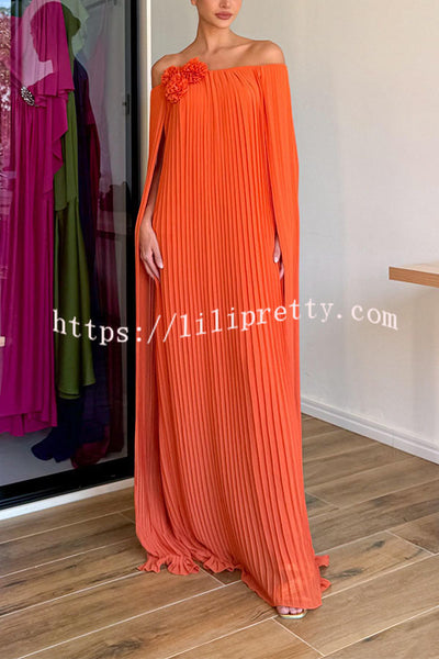 Sophia Off-Shoulder Drape Dress