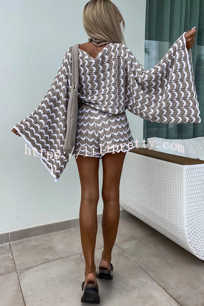 Bohemian Style Casual Loose Elastic Waist Shorts