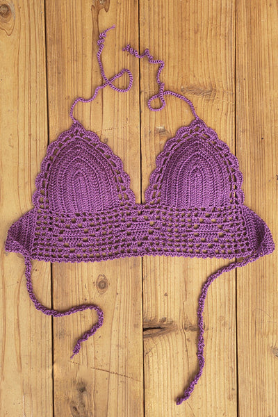 Solid Color Sexy Halterneck Knitted Vest