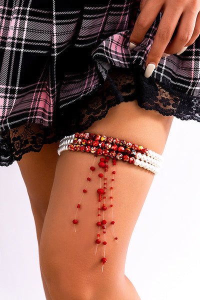 Halloween Gothic Blood Drop Pearl Jewelry