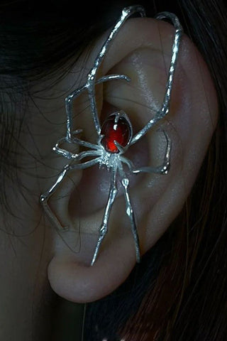 Halloween Punk Spider Earrings