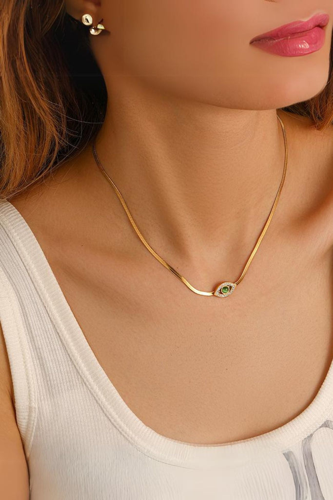 Demon's Eye Titanium Steel Necklace