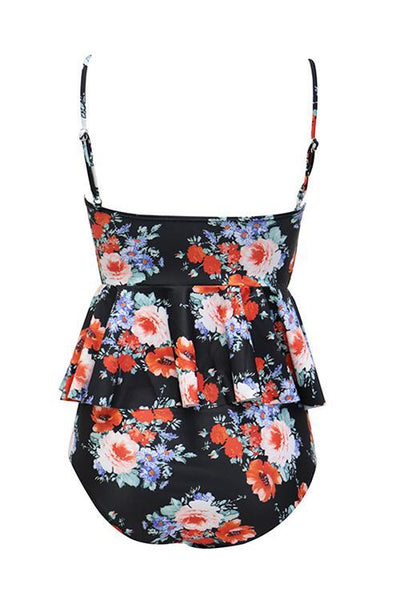 Peplum Swimwear Set - girlyrose.com