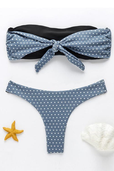 Dot Knot Bikini Set - girlyrose.com