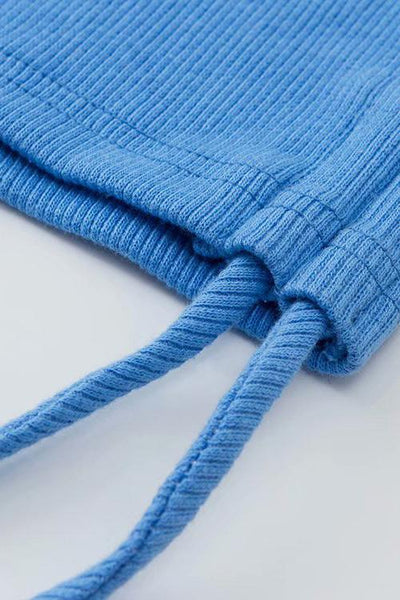 Knit Drawstring Shorts