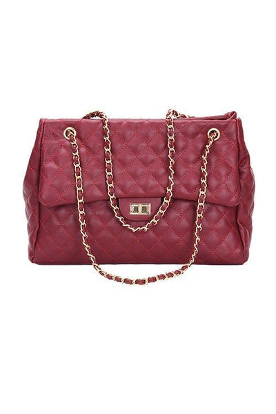 Paris Premier Quilted Tote Bag - girlyrose.com