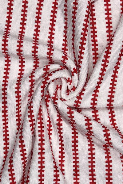 Stripe Lace Up Slip Mini Dress - girlyrose.com