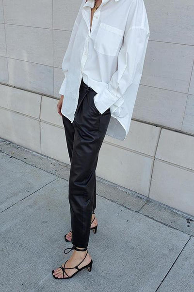 Classical Essentials Button Pockets Shirt - girlyrose.com