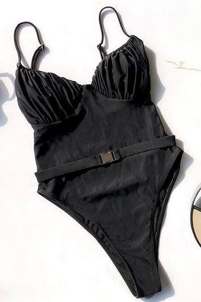 Slip One Piece Swimwear - girlyrose.com