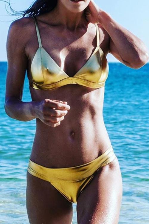Hot Stamping Bikini Set - girlyrose.com