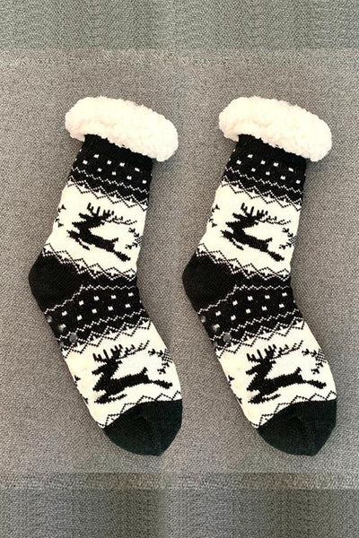 Fuzzy Holiday Socks