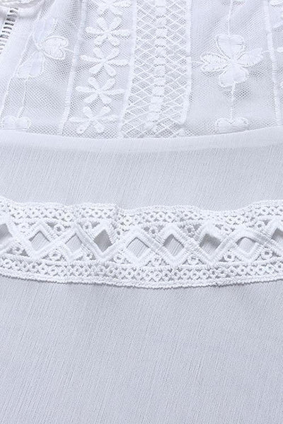 Lace Flares Mini Cover Dress - girlyrose.com