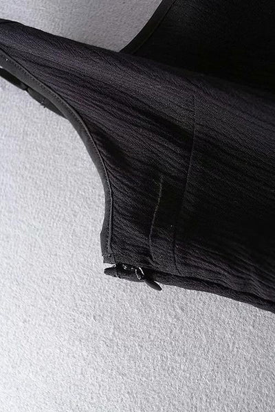 Solid Pockets Slip Dress - girlyrose.com