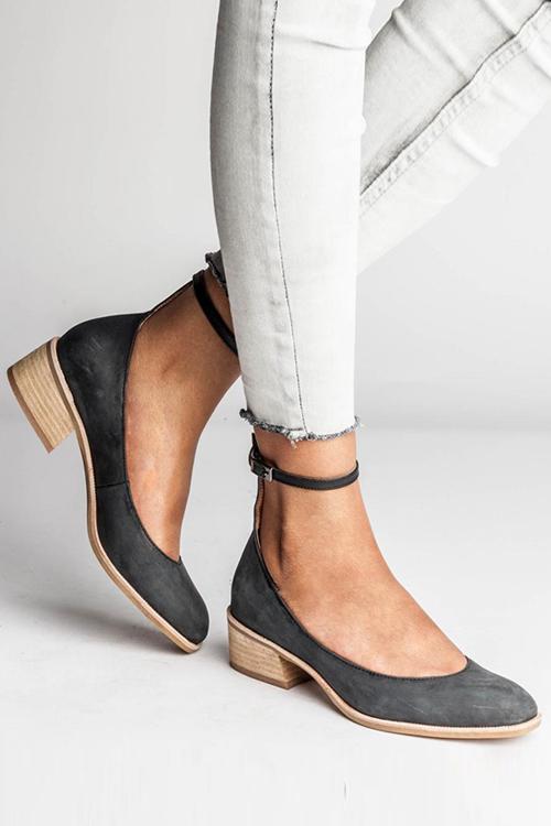 Leisure Mid Heel Single Shoes