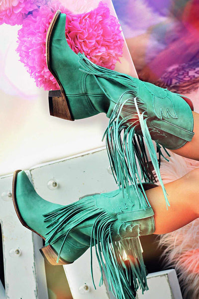 Fringe Western Boots