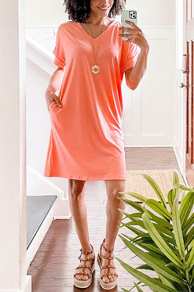 Enjoy The Days Together T-Shirt Dress