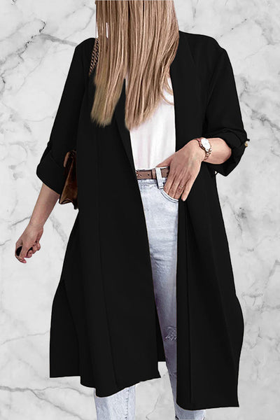 Open Front Trench Cardigan