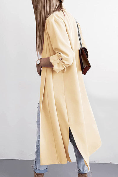 Open Front Trench Cardigan