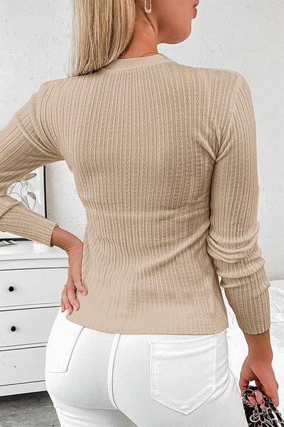 Elegant College Solid V Neck Tops(5 Colors)