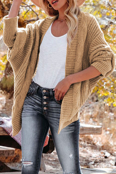 Casual Solid Color V Neck Cardigans(5 Colors)