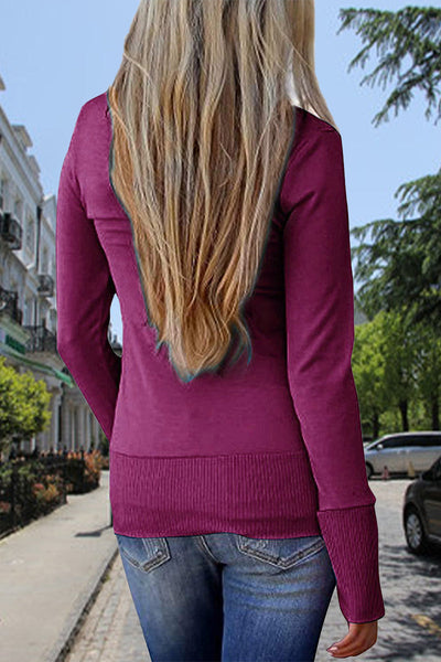 Casual Solid Buttons Solid Color Cardigan Collar Tops