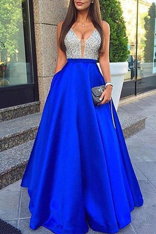 Celebrities Elegant Solid Sequins Asymmetrical V Neck Dresses