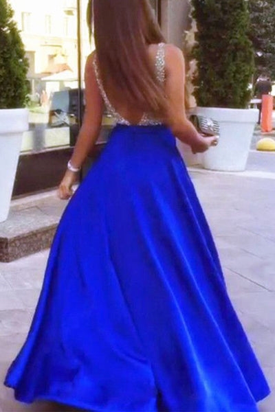 Celebrities Elegant Solid Sequins Asymmetrical V Neck Dresses