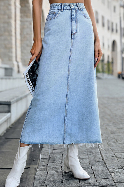 Street Elegant Solid Patchwork Regular High Waist Type A Solid Color Bottoms