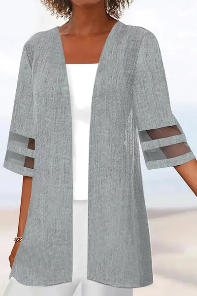 Casual Solid Outerwear