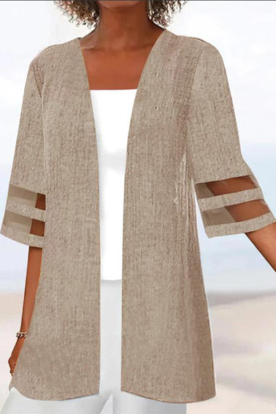 Casual Solid Outerwear